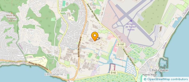localisation de l'entreprise LES GERBERAS DU PALYVESTRE à HYERES