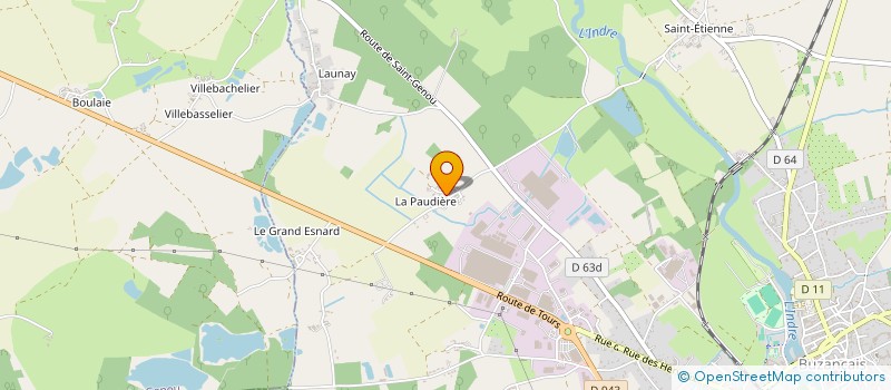 localisation de l'entreprise LES GERBERATS à BUZANCAIS