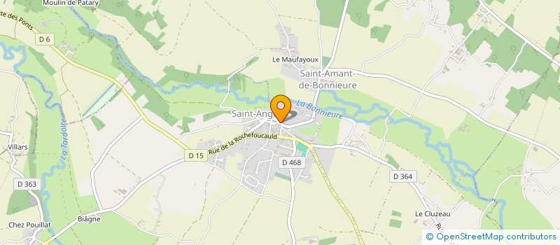 localisation de l'entreprise LES GERBES D'OR à VAL-DE-BONNIEURE