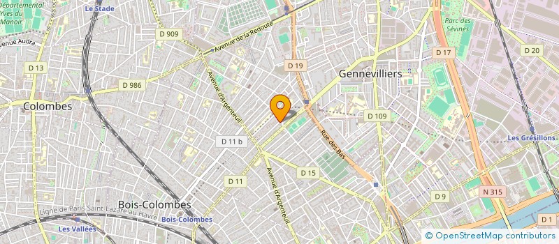 localisation de l'entreprise LES GETS à ASNIERES-SUR-SEINE