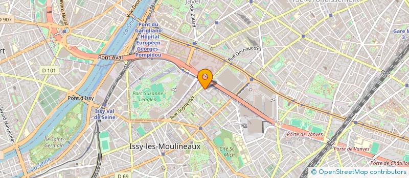 localisation de l'entreprise LES GETS D'O à ISSY-LES-MOULINEAUX