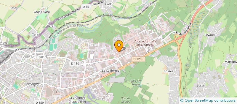 localisation de l'entreprise LES GETS ROCHER à VETRAZ-MONTHOUX