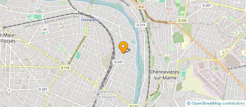 localisation de l'entreprise LES GETTIERS à SAINT-MAUR-DES-FOSSES