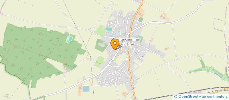 localisation de l'entreprise LES GIGI'S  SAINTE-GEMME-LA-PLAINE