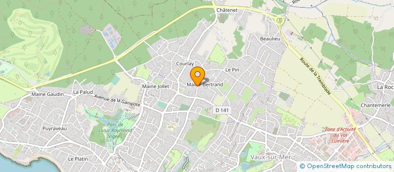 localisation de l'entreprise LES GILLENIAS  SAINT-PALAIS-SUR-MER