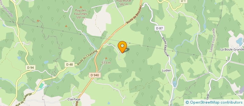 localisation de l'entreprise LES GINETTE'S  SAINTE-FORTUNADE