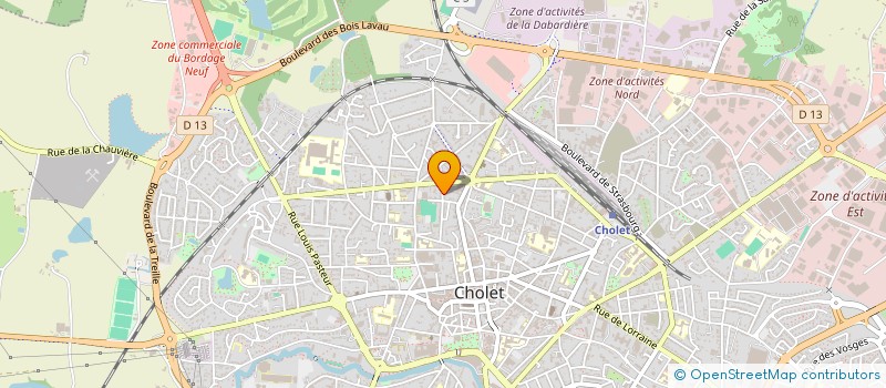 localisation de l'entreprise LES GINETTES DU DESERT à CHOLET