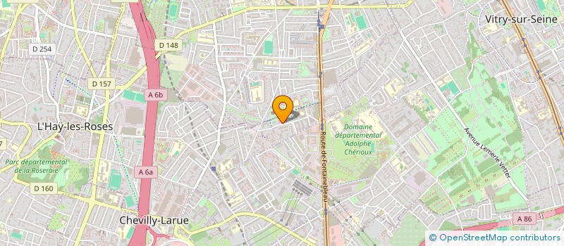 localisation de l'entreprise LES GINGERS COMPAGNIE  L'HAY-LES-ROSES