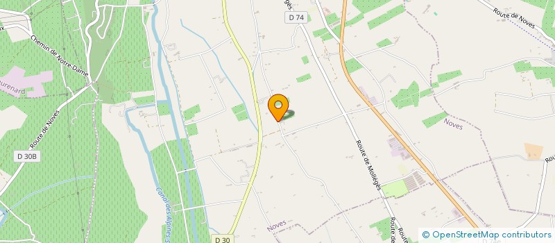 localisation de l'entreprise LES GINKGOS  NOVES