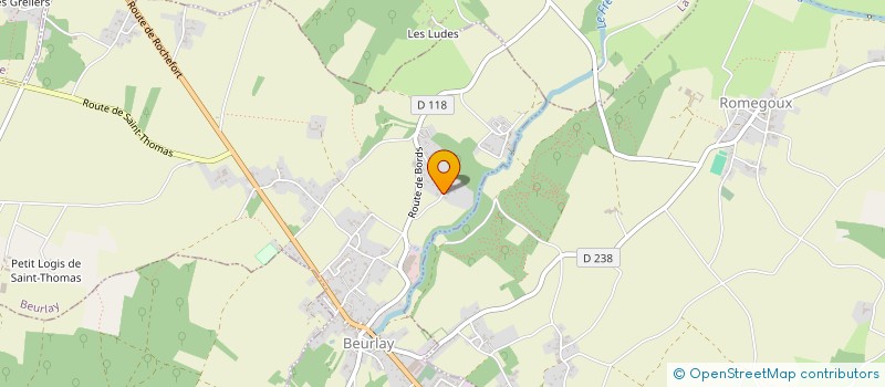 localisation de l'entreprise LES GIRARD  BEURLAY