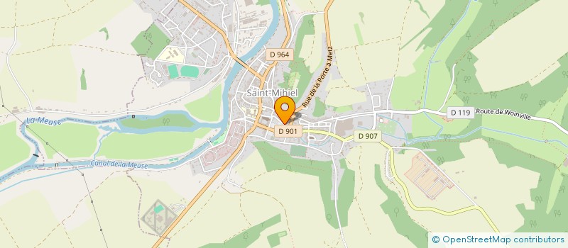 localisation de l'entreprise LES GIRARDS à SAINT-MIHIEL