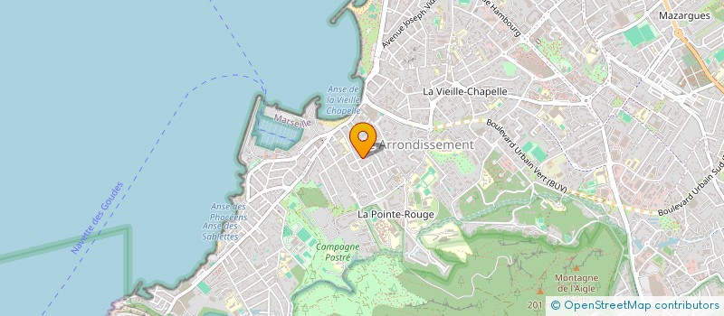 localisation de l'entreprise LES GIRELLES ASSOCIEES à MARSEILLE