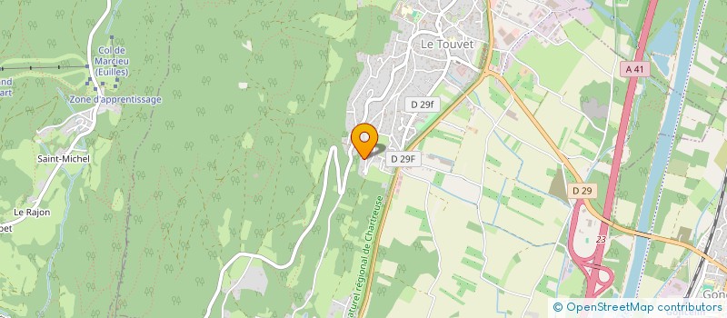 localisation de l'entreprise LES GISQUETTES  EPAGNY METZ-TESSY