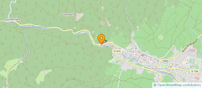 localisation de l'entreprise LES GITES D'ADELSPACH  AUBURE