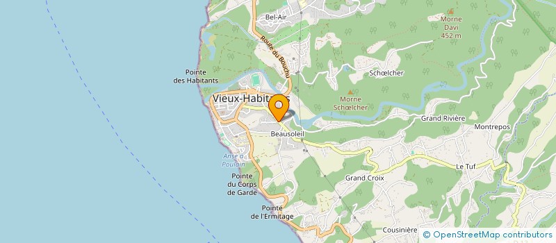 localisation de l'entreprise LES GITES D'ANGELE à VIEUX-HABITANTS