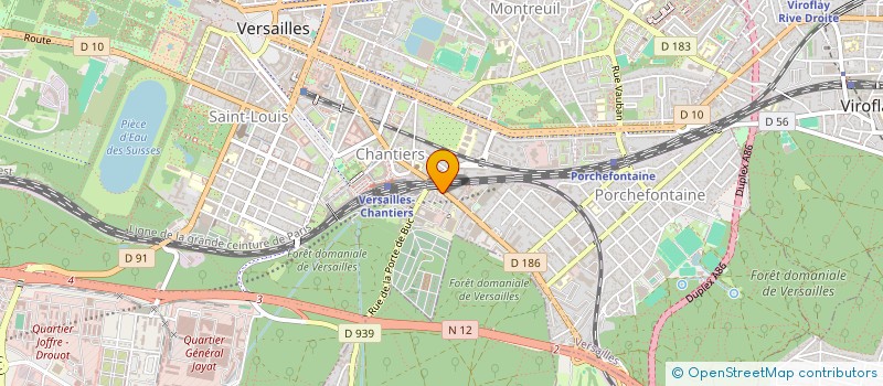 localisation de l'entreprise LES GITES DE COULANGES à VERSAILLES