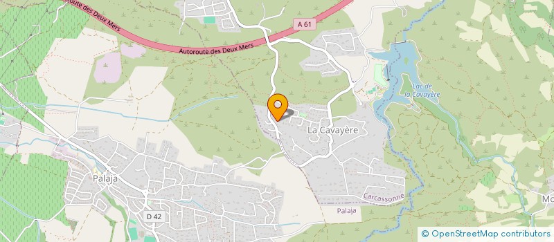 localisation de l'entreprise LES GITES DE FAMILLE à CARCASSONNE