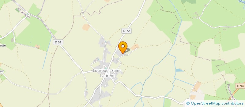 localisation de l'entreprise LES GITES DE LA RIFFAUDERIE à LOUROUER-SAINT-LAURENT