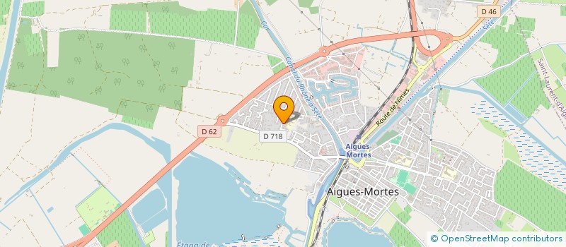 localisation de l'entreprise LES GITES DE MARIE  AIGUES-MORTES