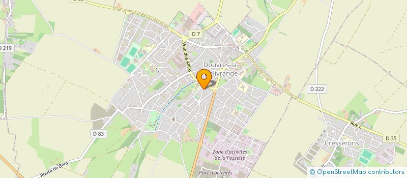 localisation de l'entreprise LES GITES DE NATH  DOUVRES-LA-DELIVRANDE