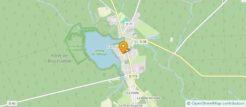 localisation de l'entreprise LES GITES DE TREFFENDEL  TREFFENDEL