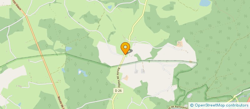 localisation de l'entreprise LES GITES DES BELLIFONTAINS  BELLEFONTAINE