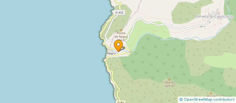 localisation de l'entreprise LES GITES DU CAP CORSE à OLMETA-DI-CAPOCORSO