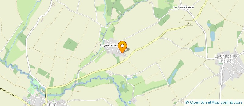 localisation de l'entreprise LES GITES TRANQUILLES  LA CHAPELLE-THEMER