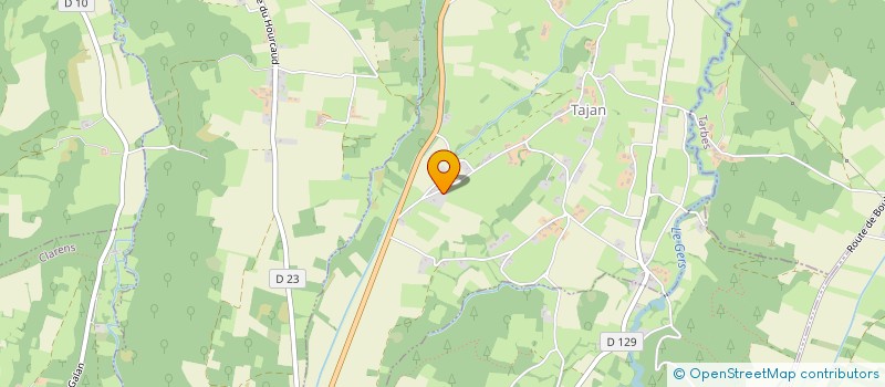 localisation de l'entreprise LES GIVREES DES PYRENEES  TAJAN