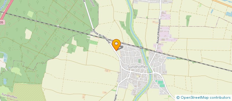 localisation de l'entreprise LES GLACES DE L'ILL  SUNDHOFFEN