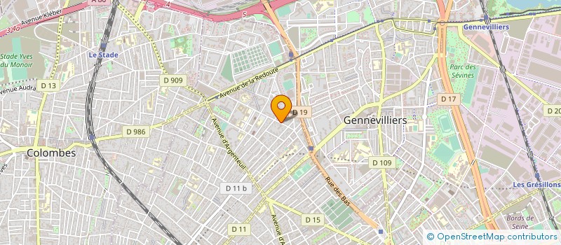 localisation de l'entreprise LES GLACONS D'ASNIERES à ASNIERES-SUR-SEINE