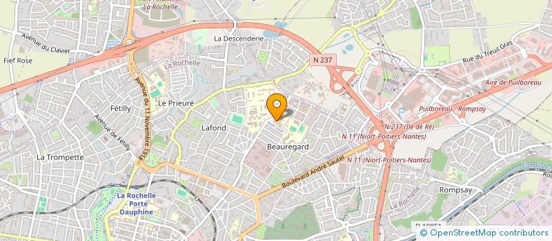 localisation de l'entreprise LES GLANEURS  LA ROCHELLE