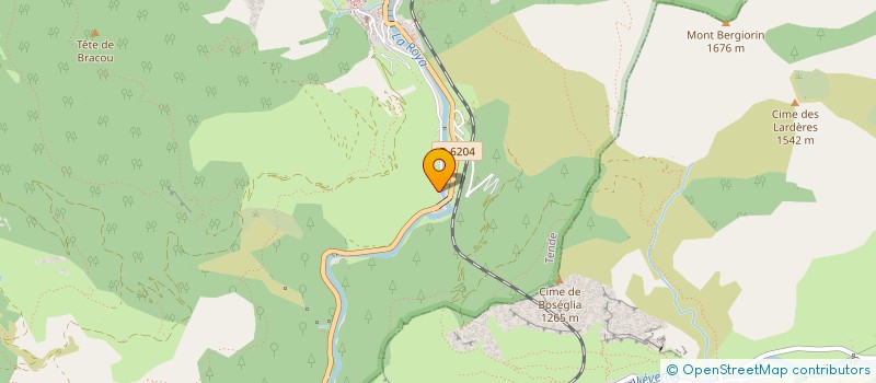 localisation de l'entreprise LES GLANEUSES  TENDE