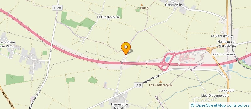 localisation de l'entreprise LES GLANEUSES DU LUTEAU à BEAUNE-LA-ROLANDE
