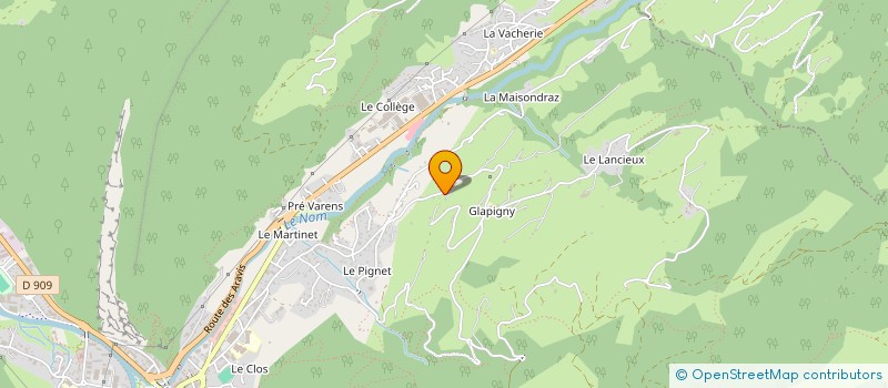 localisation de l'entreprise LES GLAPOTINS à THONES