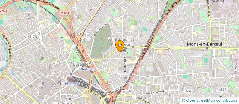 localisation de l'entreprise LES GLATTIGNIES EN ABREGE SCCV LES GLATTIGNIES à LILLE