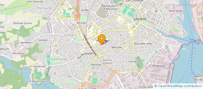 localisation de l'entreprise LES GLENAN  LORIENT