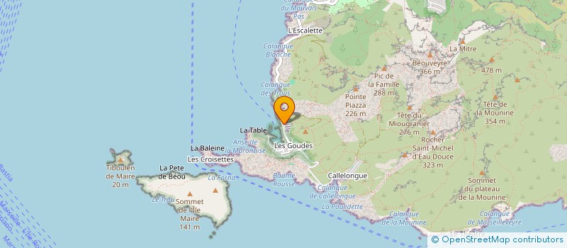 localisation de l'entreprise LES GLENANS à MARSEILLE