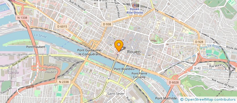 localisation de l'entreprise LES GLENANS INVESTISSEMENTS à ROUEN