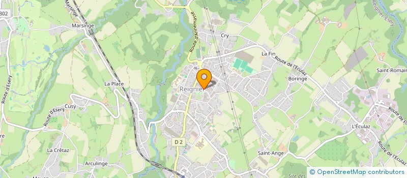 localisation de l'entreprise LES GLIERES REIGNIER à REIGNIER-ESERY