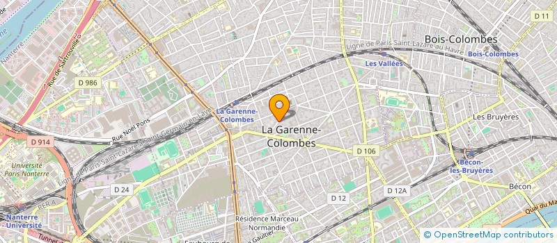 localisation de l'entreprise LES GLIGLIS à LA GARENNE-COLOMBES