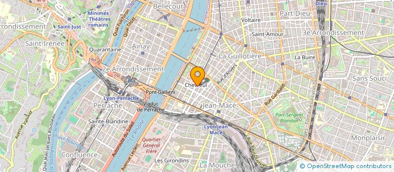 localisation de l'entreprise LES GLINCHES  LYON