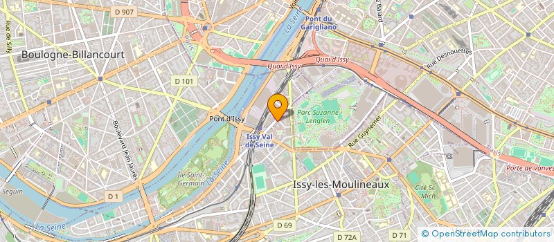 localisation de l'entreprise LES GLOBES à ISSY-LES-MOULINEAUX