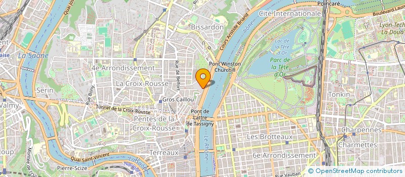 localisation de l'entreprise LES GLORIETTES  LYON