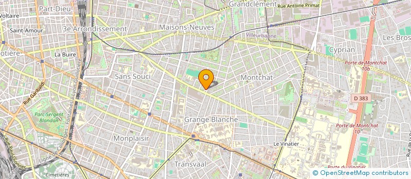 localisation de l'entreprise LES GLOUGLOUTONS  LYON