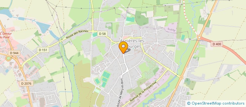 localisation de l'entreprise LES GLUMES  BOURGES