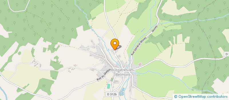 localisation de l'entreprise LES GLYCINES à CHAMPSEVRAINE