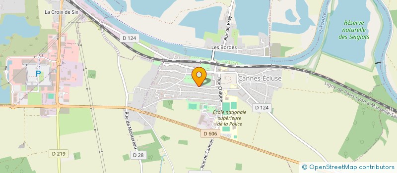 localisation de l'entreprise LES GLYCINES à LA GRANDE-PAROISSE