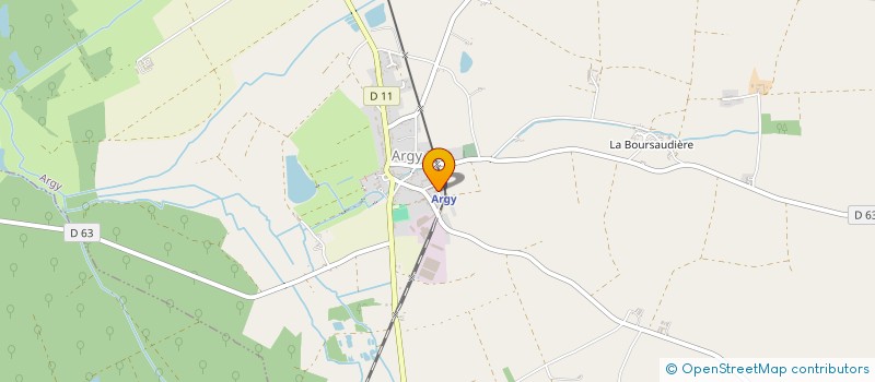 localisation de l'entreprise LES GLYCINES à PALLUAU-SUR-INDRE