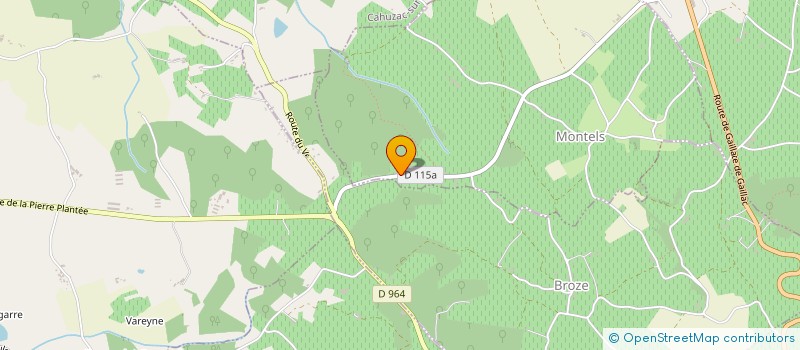 localisation de l'entreprise LES GLYCINES à MONTELS